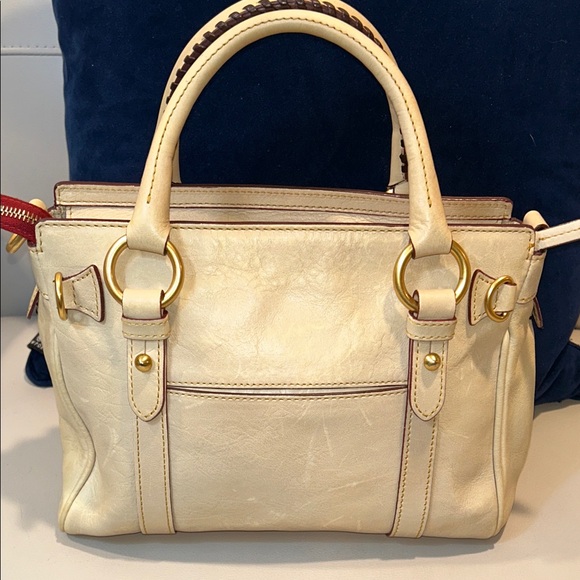 Dooney & Bourke Florentine Medium Satchel with Gold Accents - Picture 6 of 17